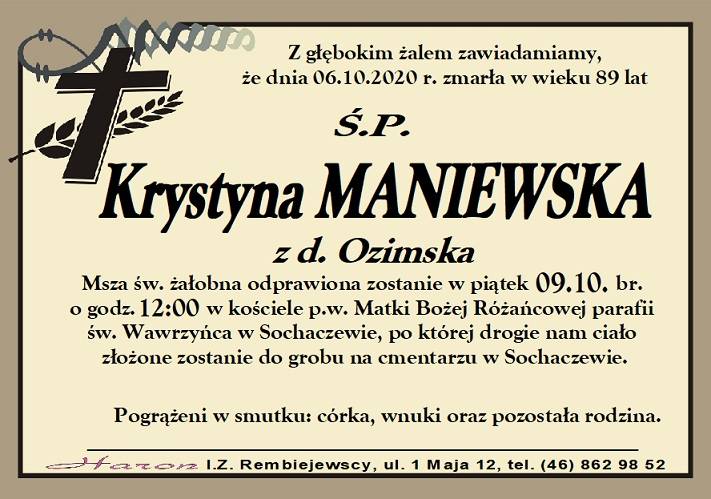 Krystyna Maniewska