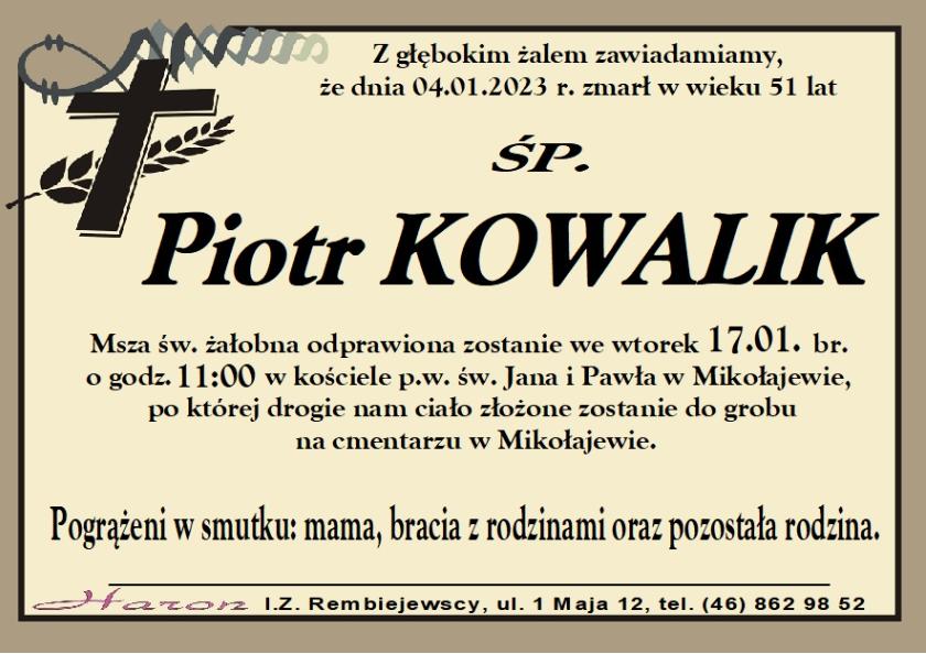 Piotr Kowalik