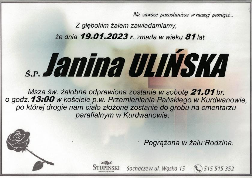 Janina Ulińska