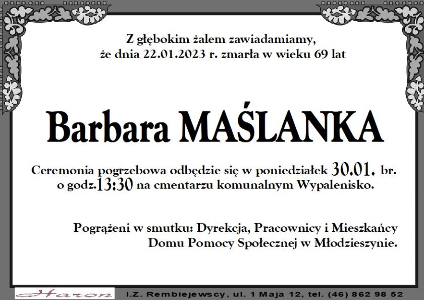 Barbara Maślanka