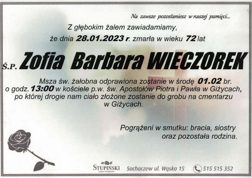 Zofia Wieczorek