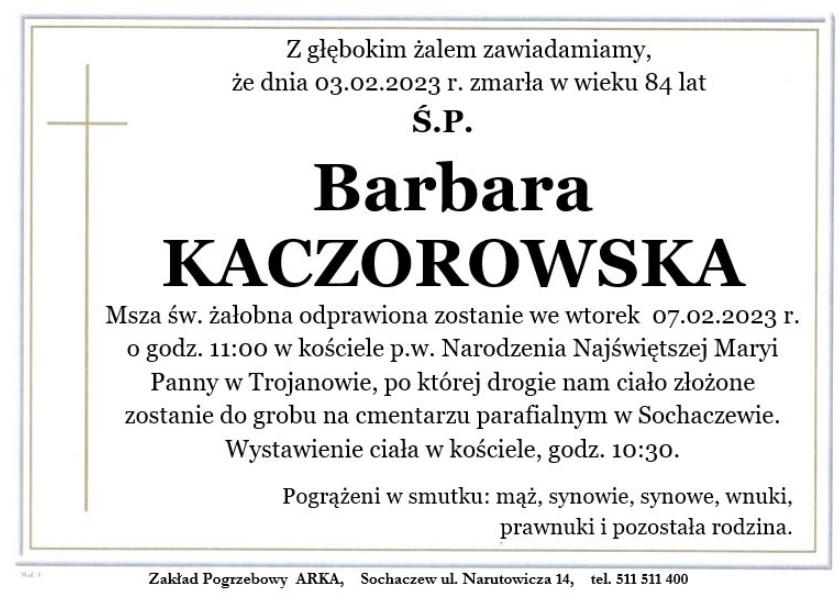 Barbara Kaczorowska