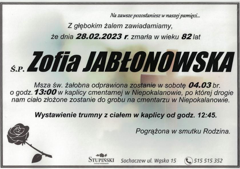 Zofia Jabłonowska