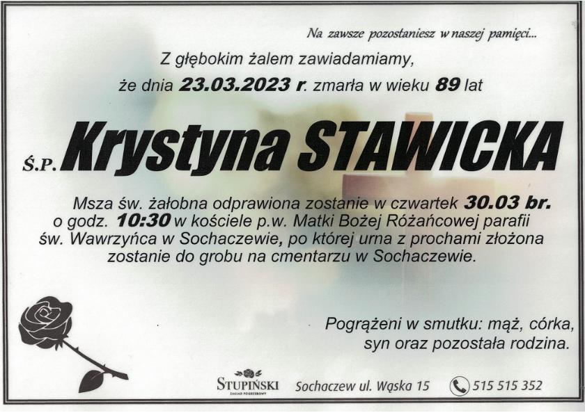 Krystyna Stawicka