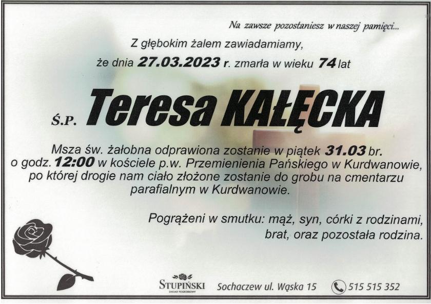 Teresa Kałęcka