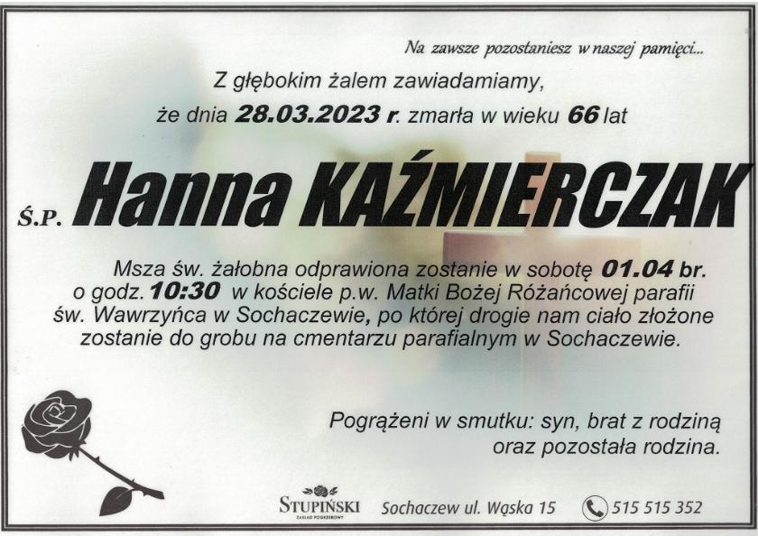 Kaźmierczak Hanna