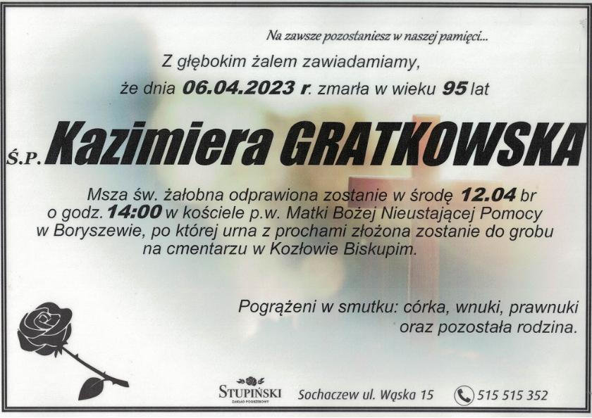 Kazimiera Gratkowska