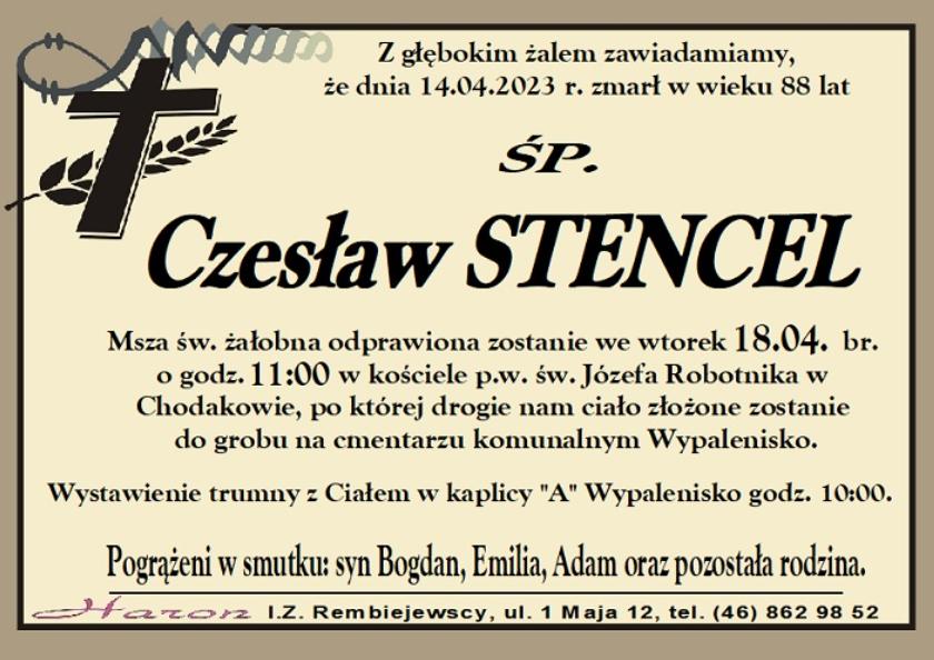 Czesław  Stencel 