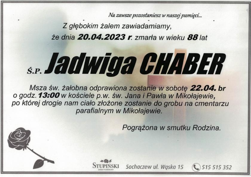 Jadwiga Chaber