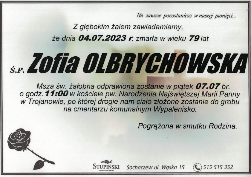 Zofia Olbrychowska