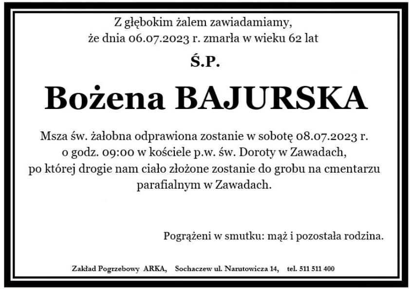 Bożena Bajurska 
