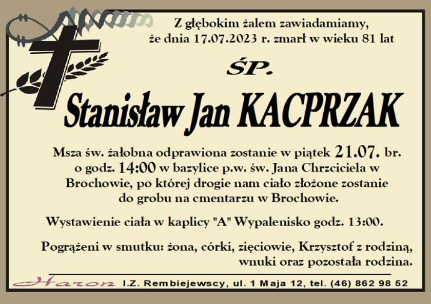 Stanisław Jan  Kacprzak 