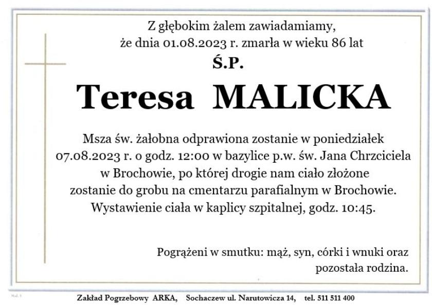 Teresa Malicka