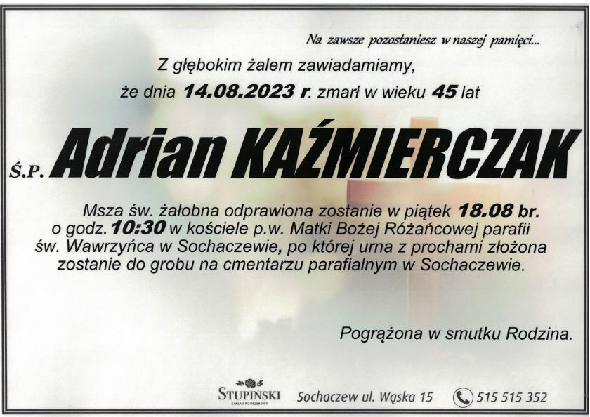 Adrian Kaźmierczak