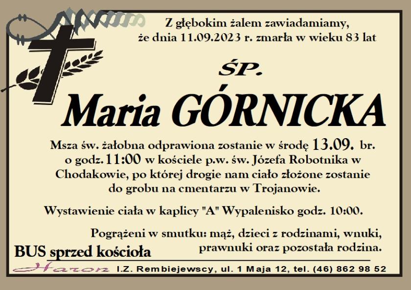 Maria Górnicka