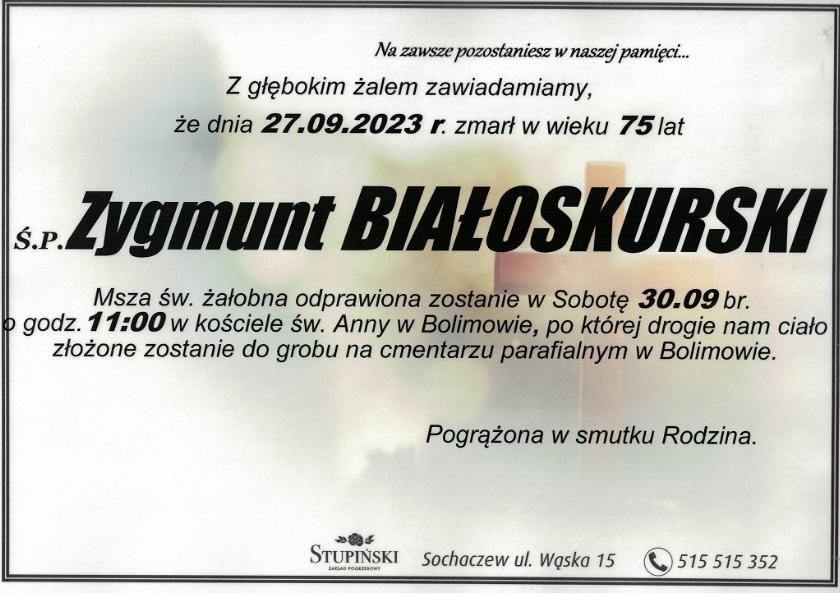 Zygmunt Białoskurski