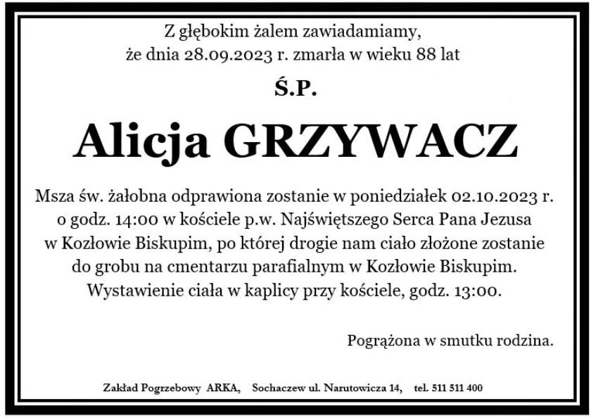 Alicja Grzywacz