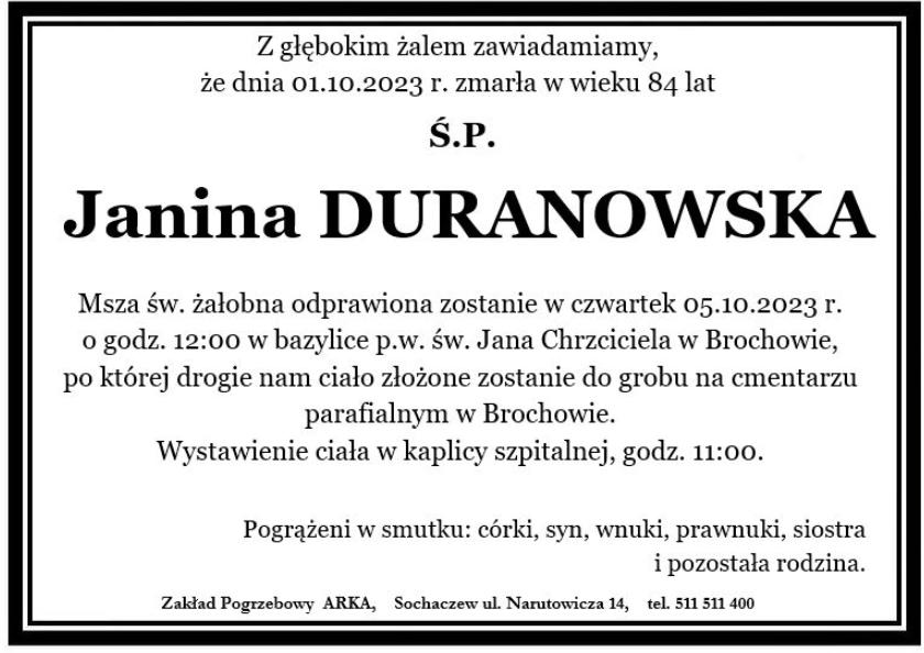 Janina Duranowska