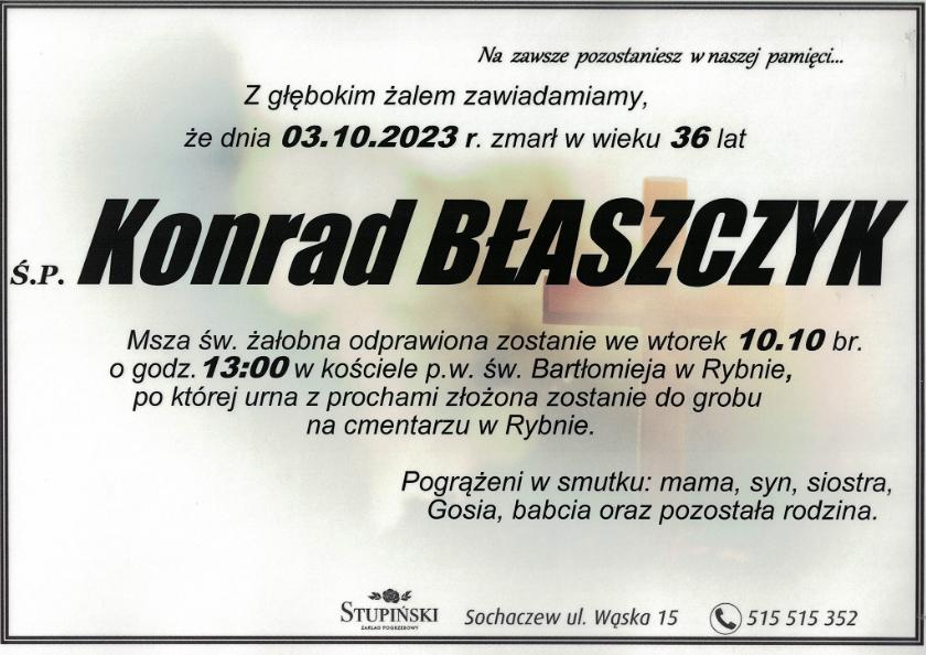 Konrad Błaszczyk