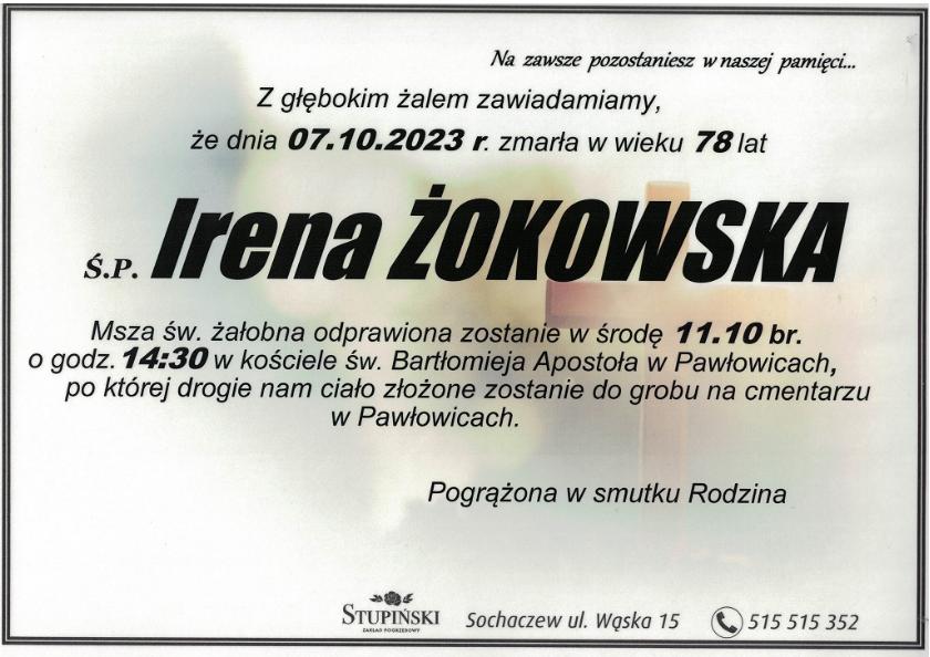 Irena Żokowska