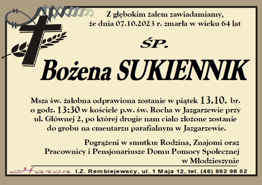 Bożena Sukiennik