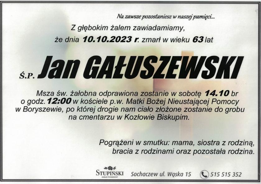 Jan Gałuszewski