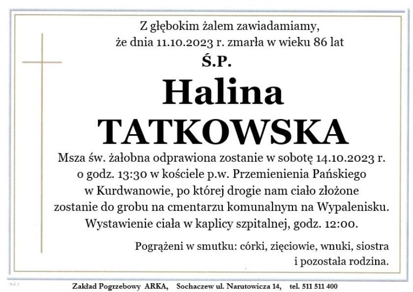Halina Tatkowska