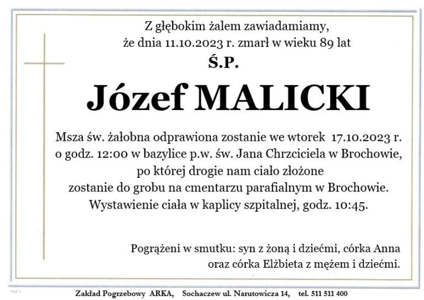 Józef Malicki
