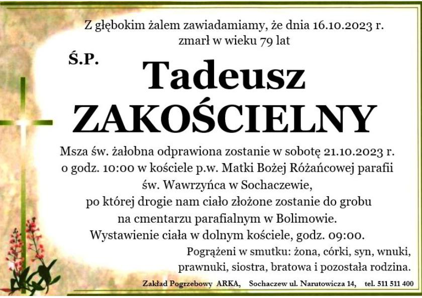 Tadeusz Zakościelny