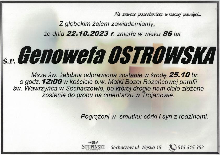 Genowefa Ostrowska