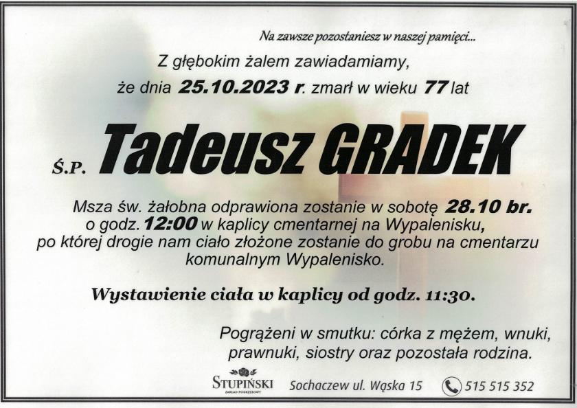 Tadeusz Gradek