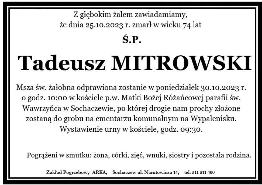 Tadeusz Mitrowski