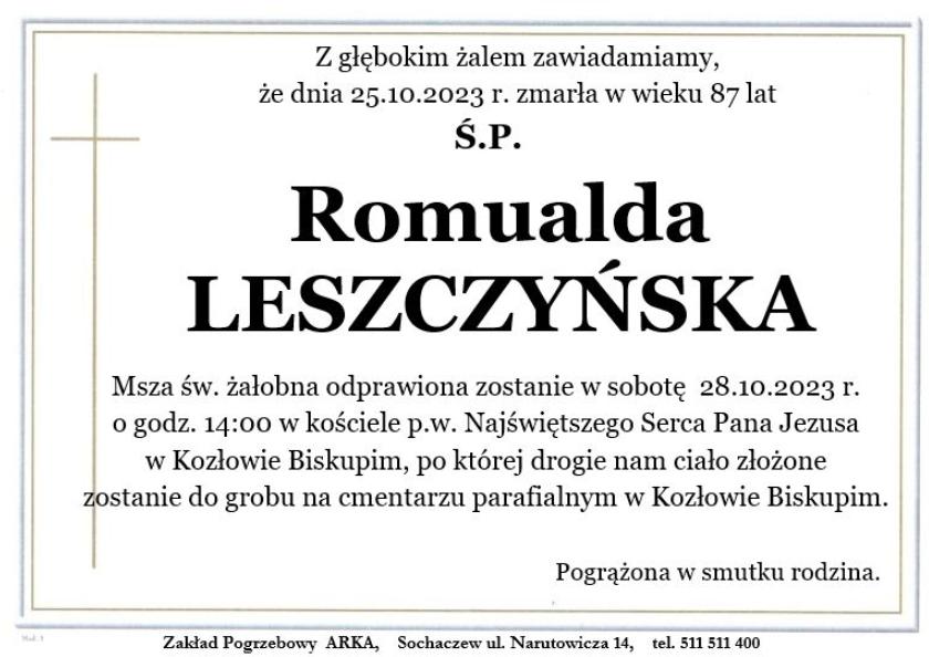 Romualda Leszczyńska