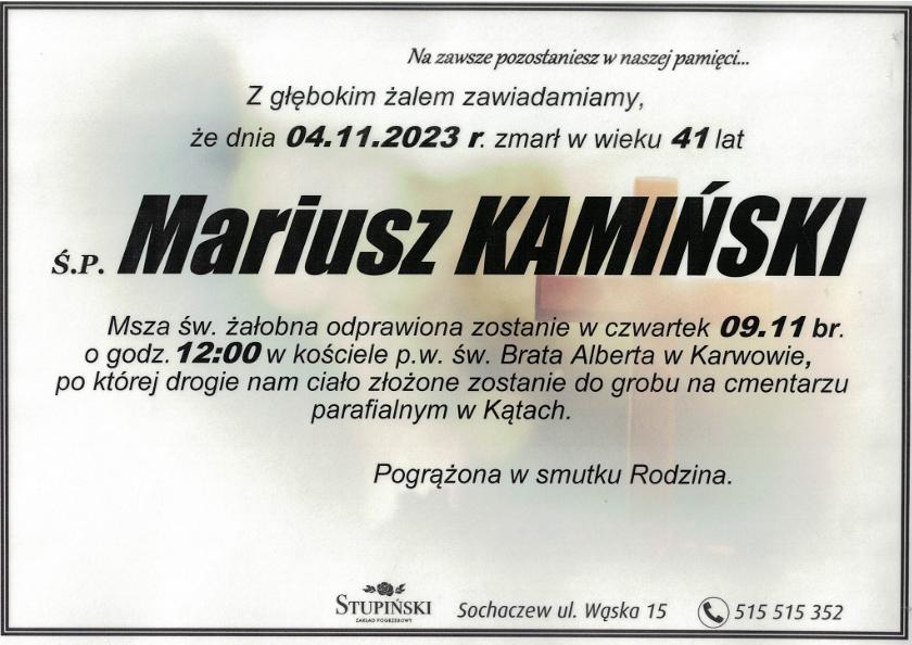 Mariusz Kamiński