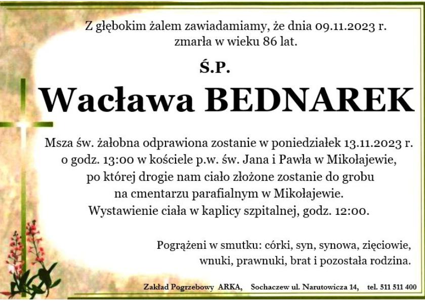 Wacława Bednarek