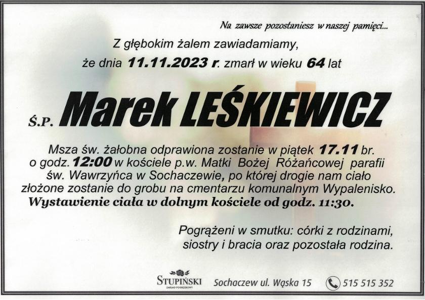 Marek Leśkiewicz