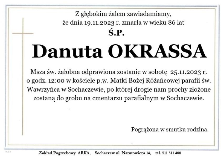 Danuta Okrassa