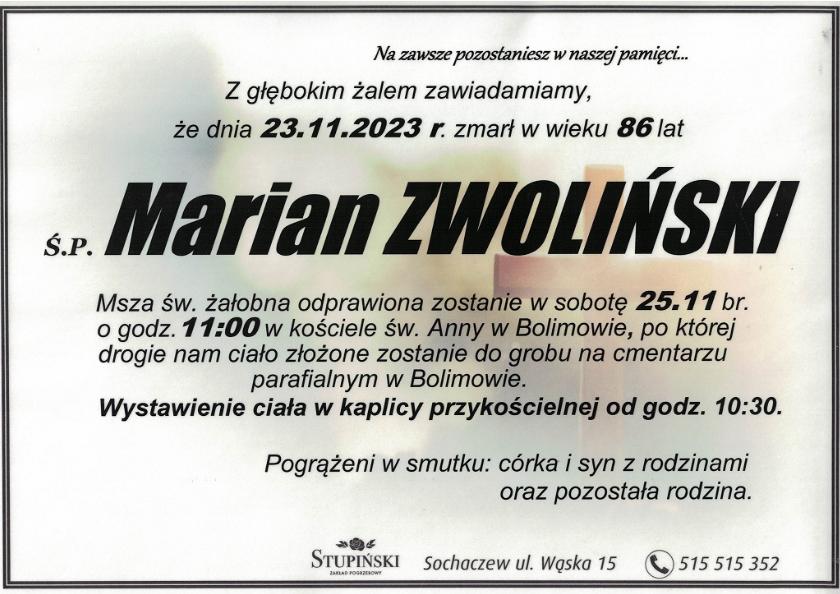 Marian Zwoliński