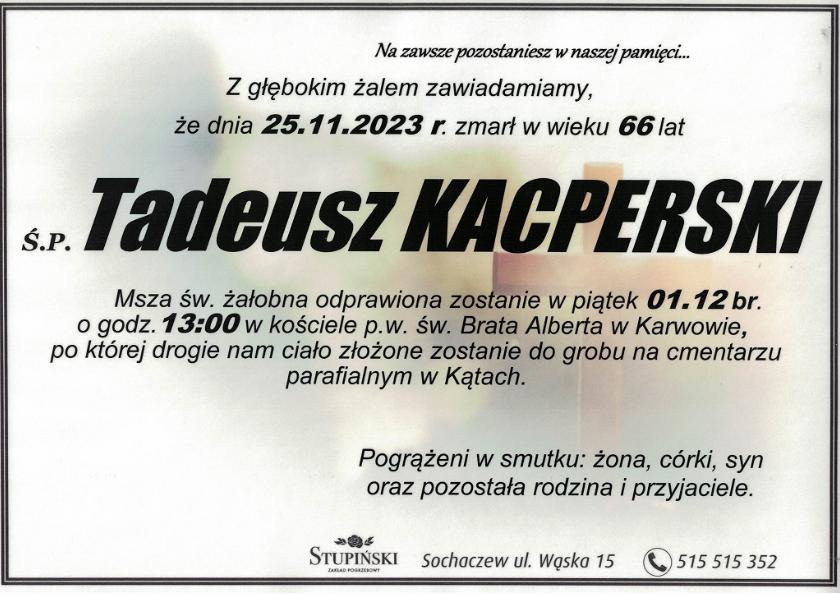 Tadeusz Kacperski
