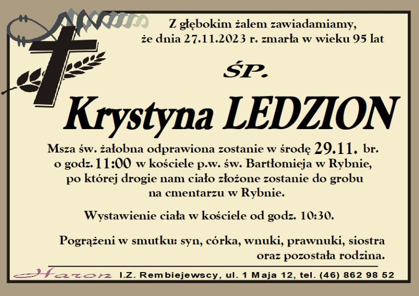 Krystyna Ledzion
