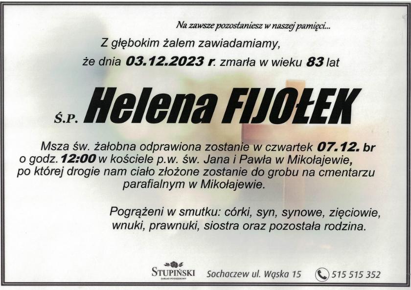 Helena Fijołek