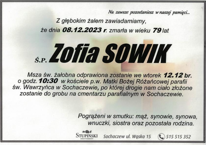 Zofia Sowik