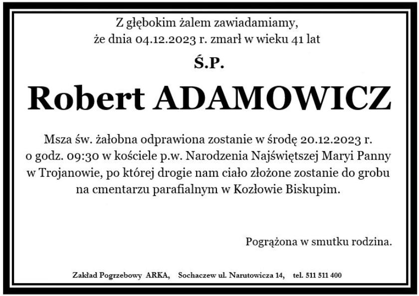 Robert Adamowicz