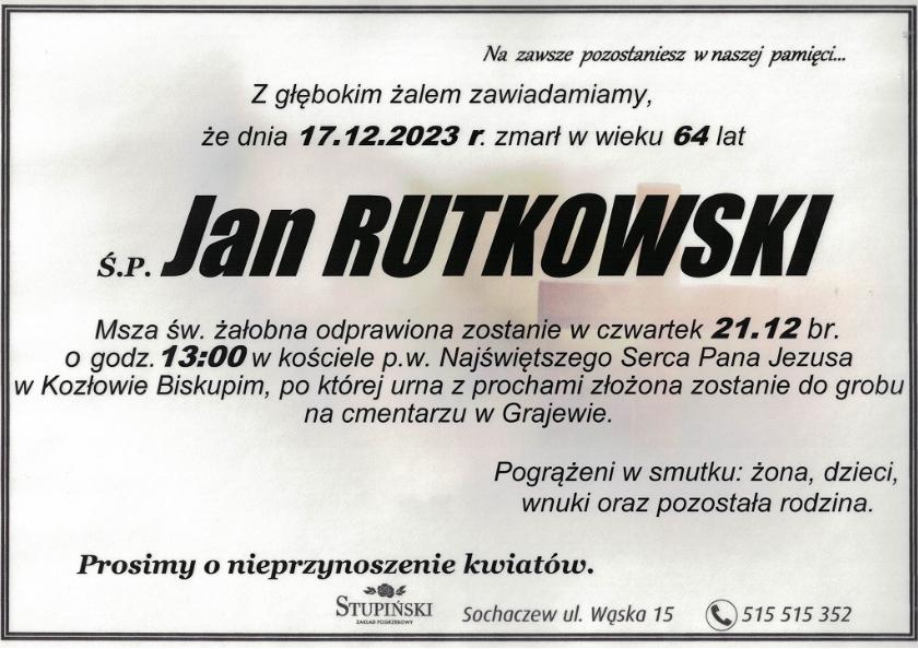 Jan Rutkowski