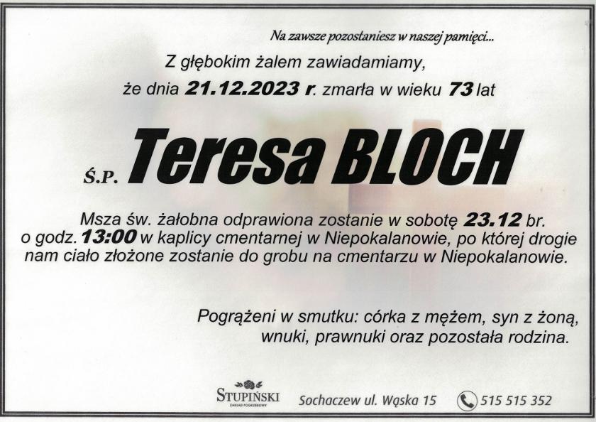 Teresa Bloch