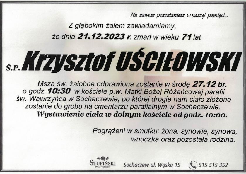 Krzysztof Uściłowski