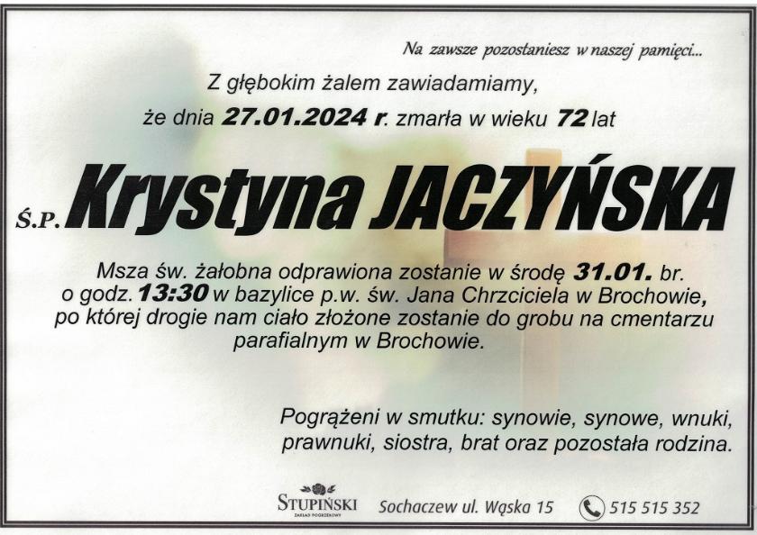 Krystyna Jaczyńska