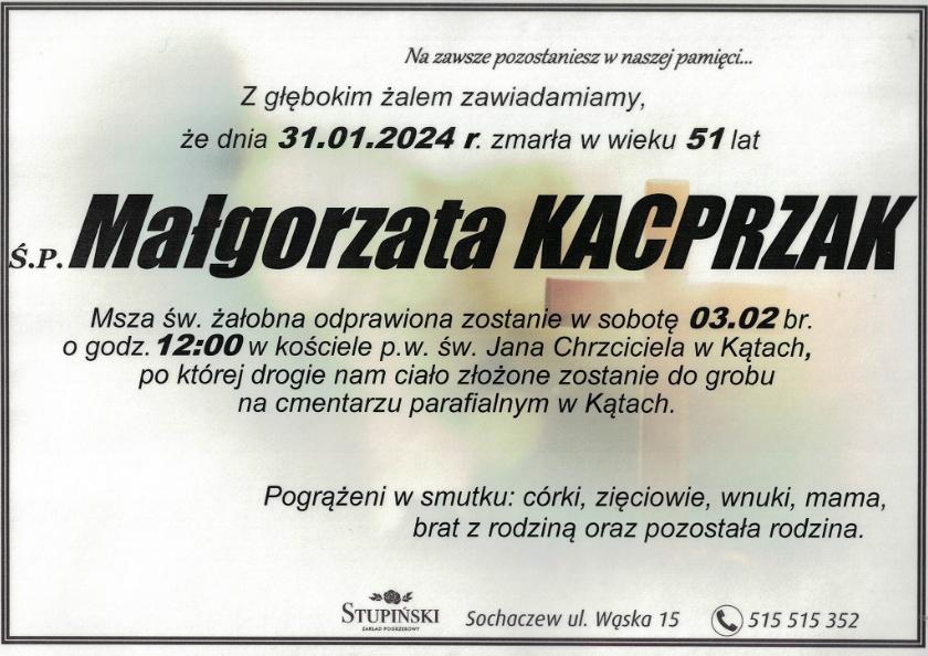 Małgorzata Kacprzak