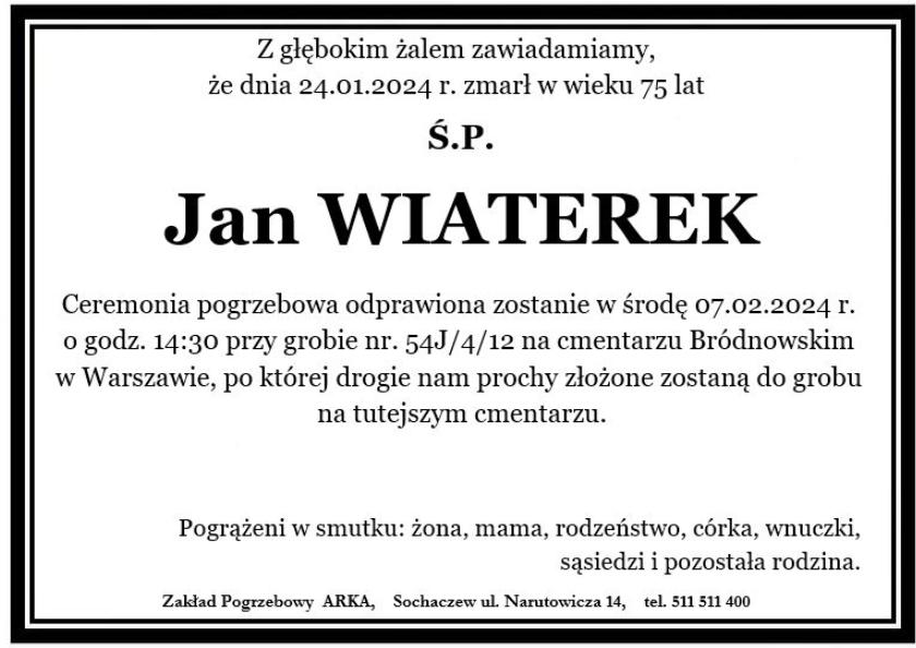Jan Wiaterek