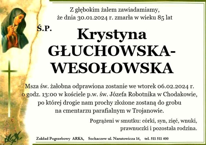 Krystyna Głuchowska-Wesołowska